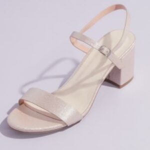 Cinde Strappy Block Heel Sandals | David’s Bridal