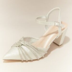 Crystal Rope Twist Pointed Toe Heels | David’s Bridal