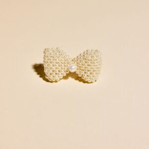 David’s Bridal Pearl Bow Hair Clip