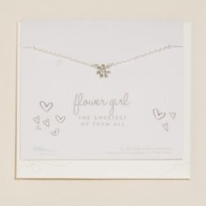 Flower Lady Necklace in Silver Tone | David’s Bridal